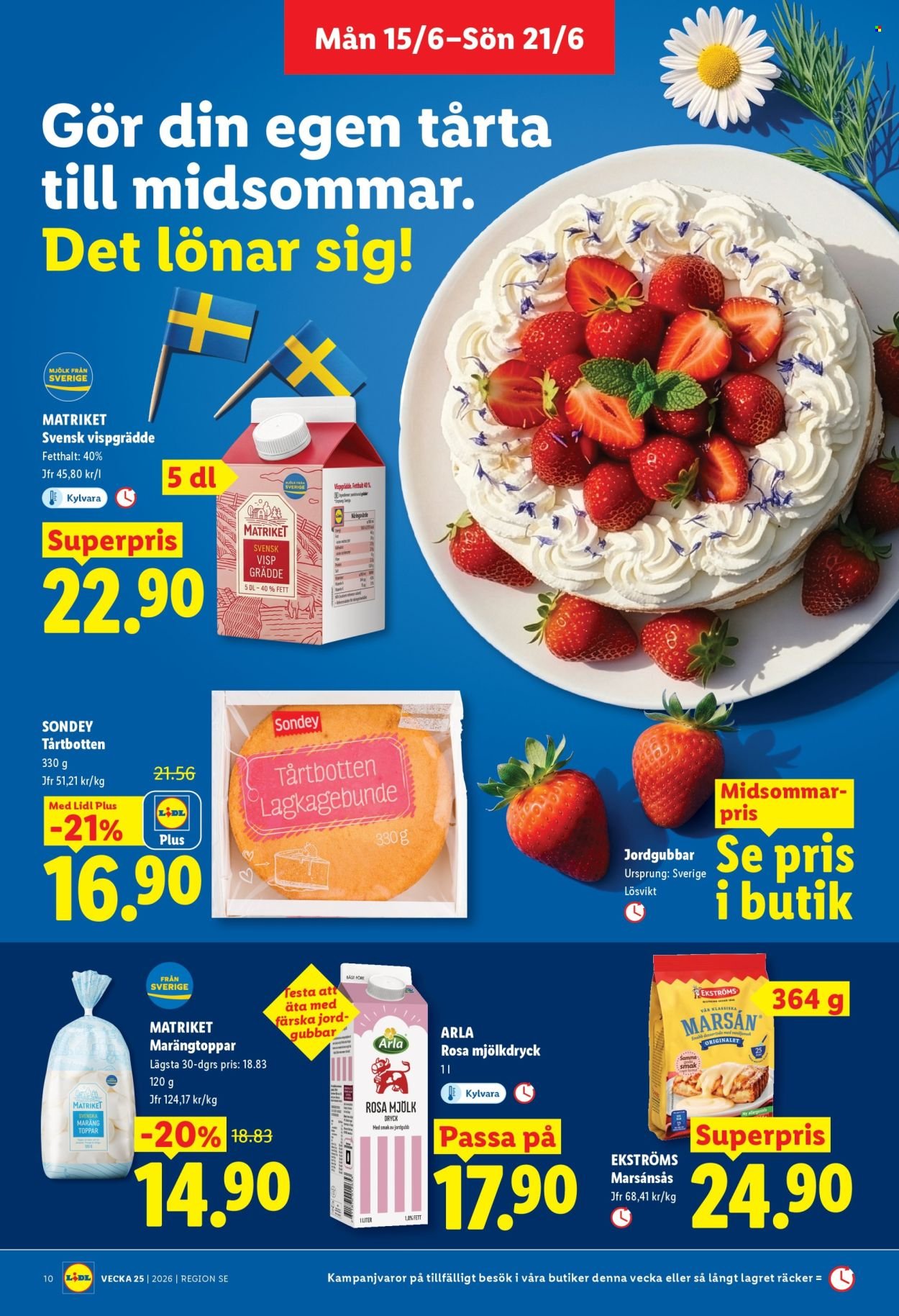 LIDL reklamblad - ERBJUDANDEN VECKA 25