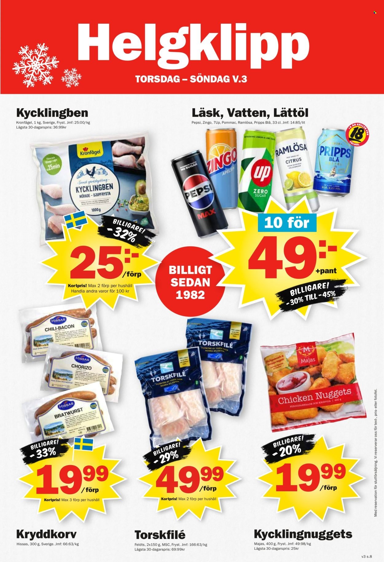 PEKÅS reklamblad - T.o.m. måndag 12/01 2026