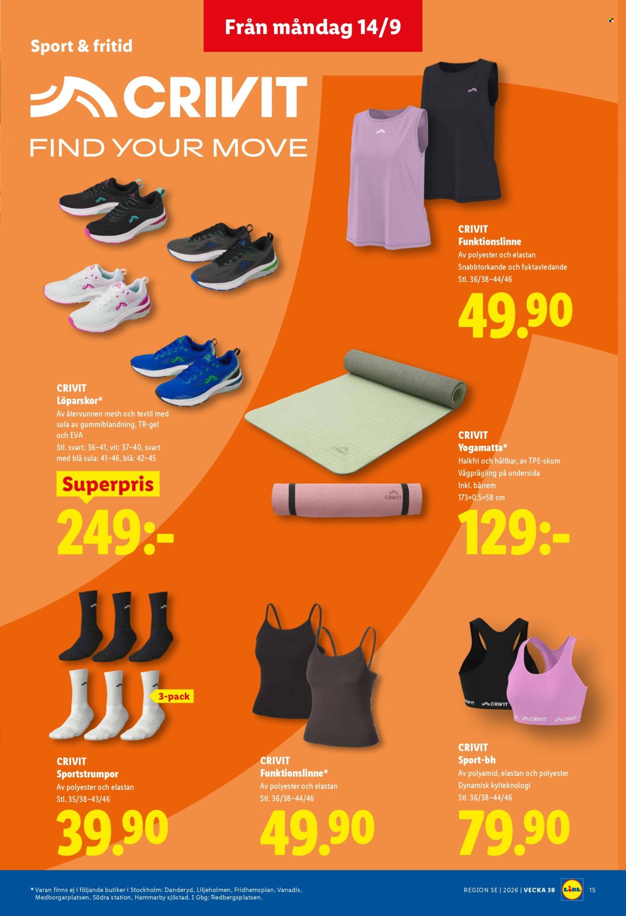 LIDL reklamblad - ERBJUDANDEN VECKA 38
