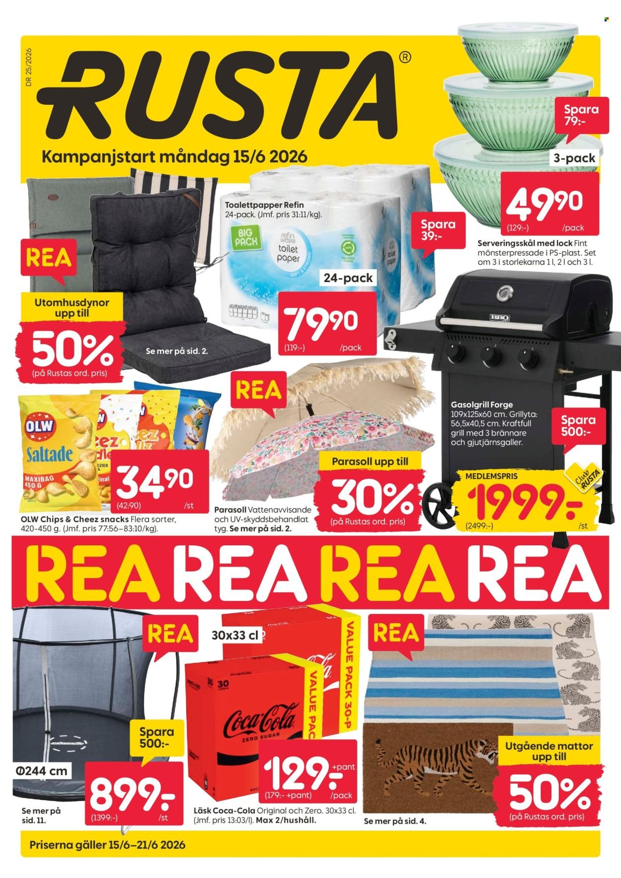 RUSTA reklamblad - T.o.m. måndag 15/06 2026
