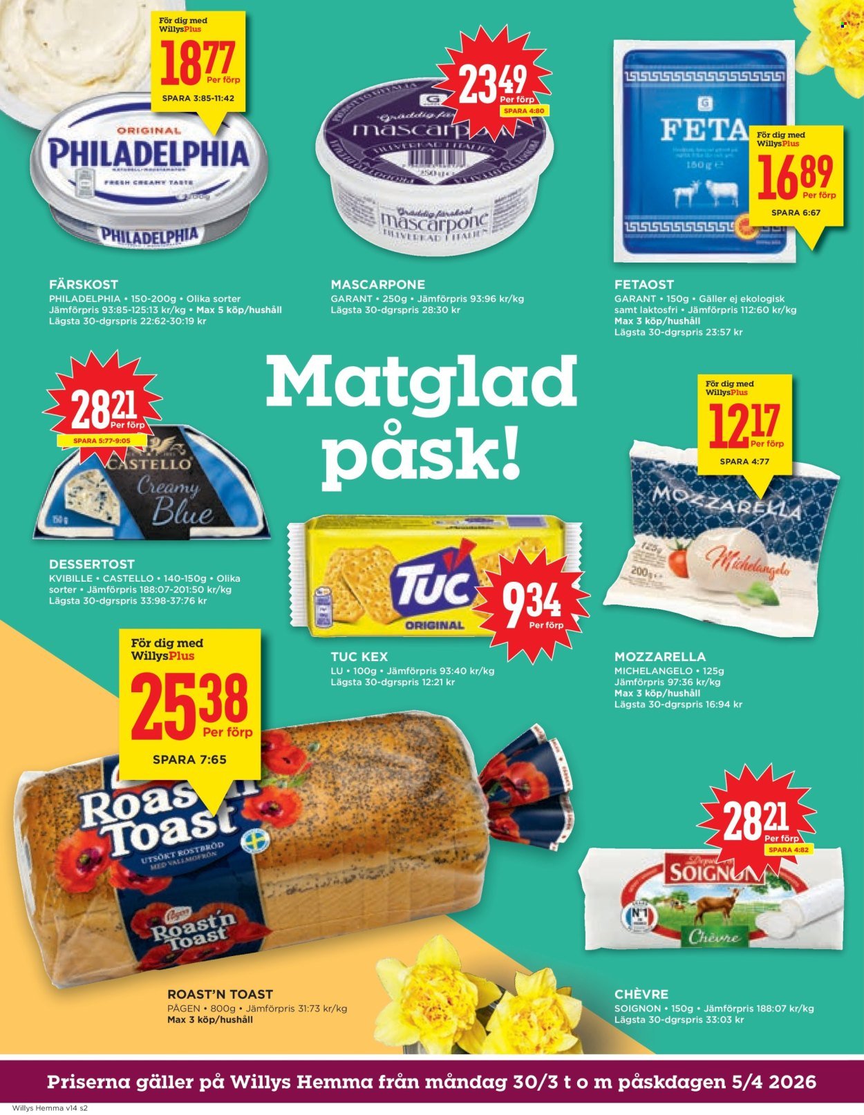 WILLYS reklamblad - T.o.m. måndag 30/03 2026