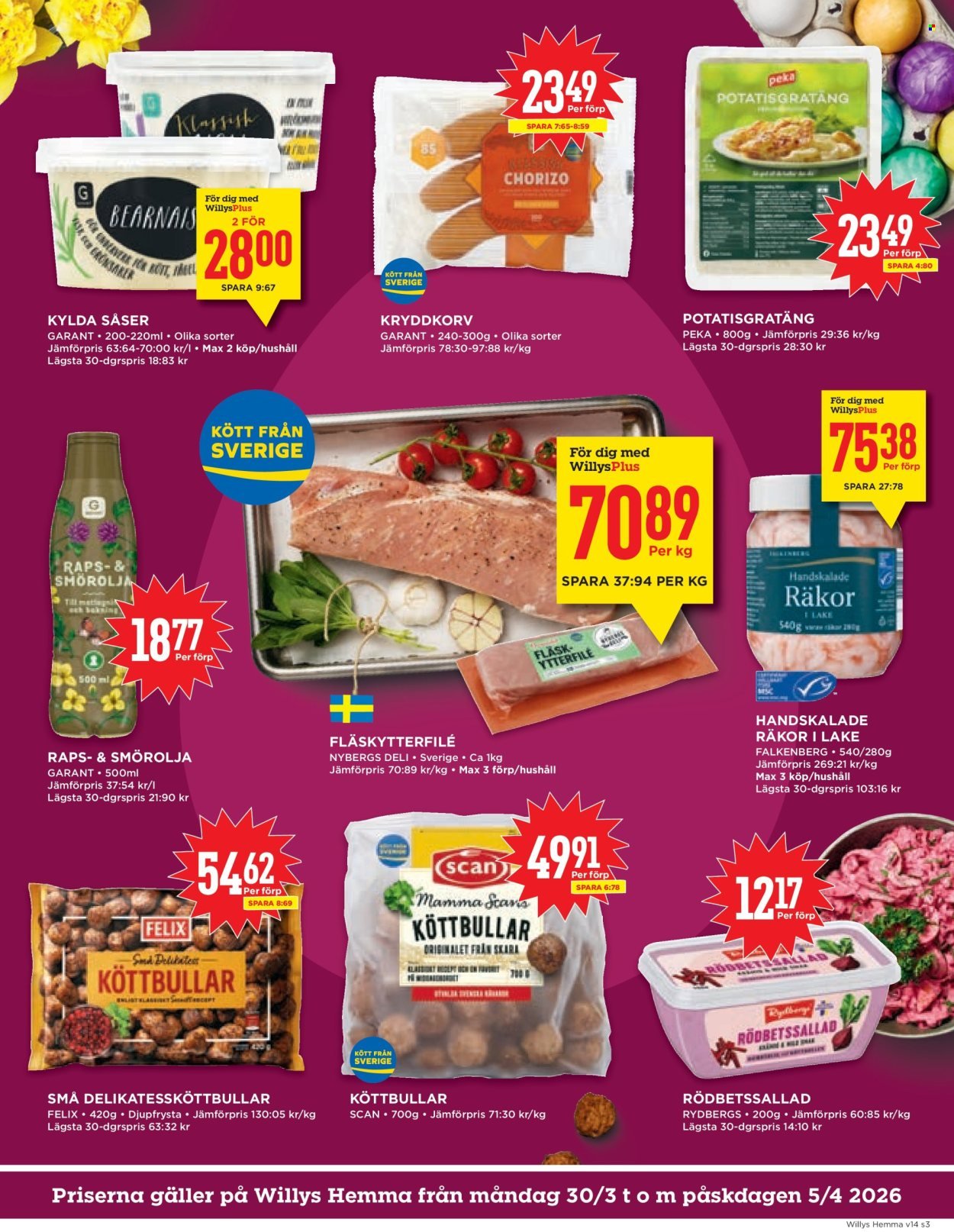 WILLYS reklamblad - T.o.m. måndag 30/03 2026