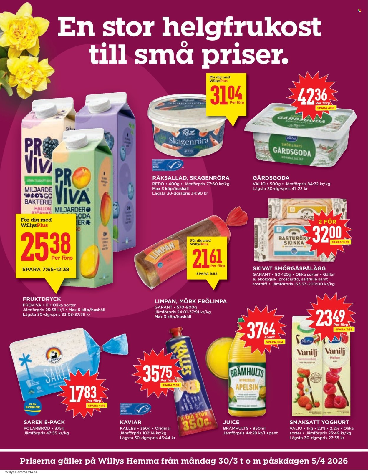 WILLYS reklamblad - T.o.m. måndag 30/03 2026