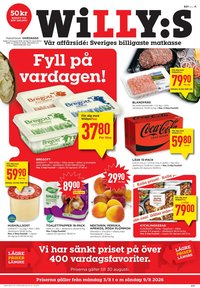 WILLYS reklamblad - T.o.m. måndag 03/08 2026