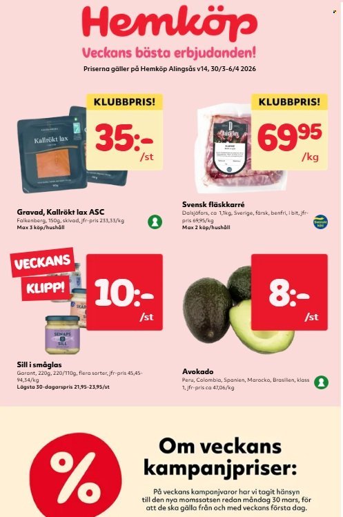 HEMKÖP reklamblad - T.o.m. måndag 30/03 2026