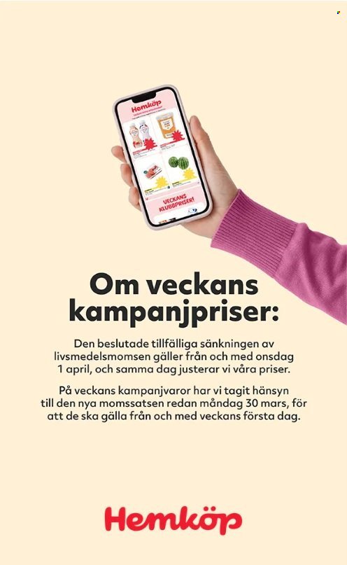 HEMKÖP reklamblad - T.o.m. måndag 30/03 2026