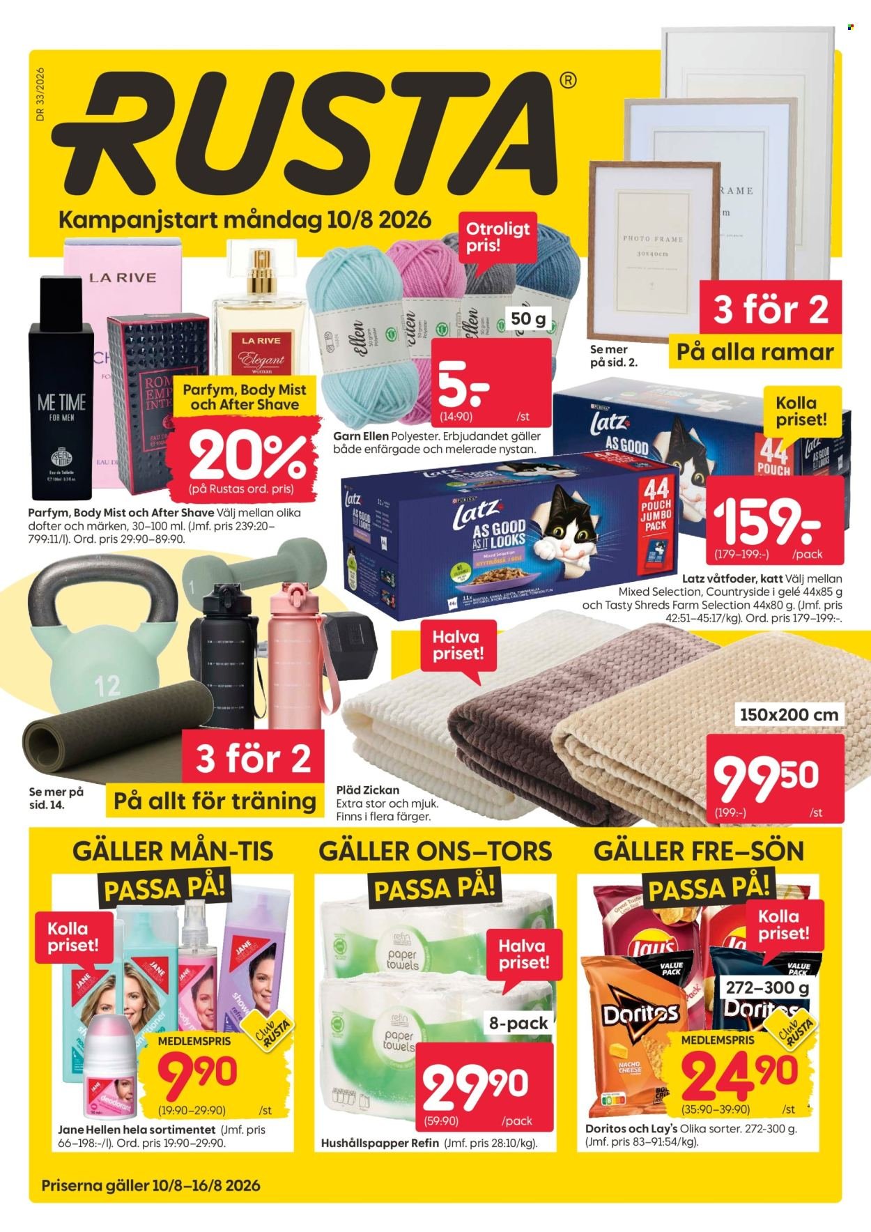 RUSTA reklamblad - T.o.m. måndag 10/08 2026