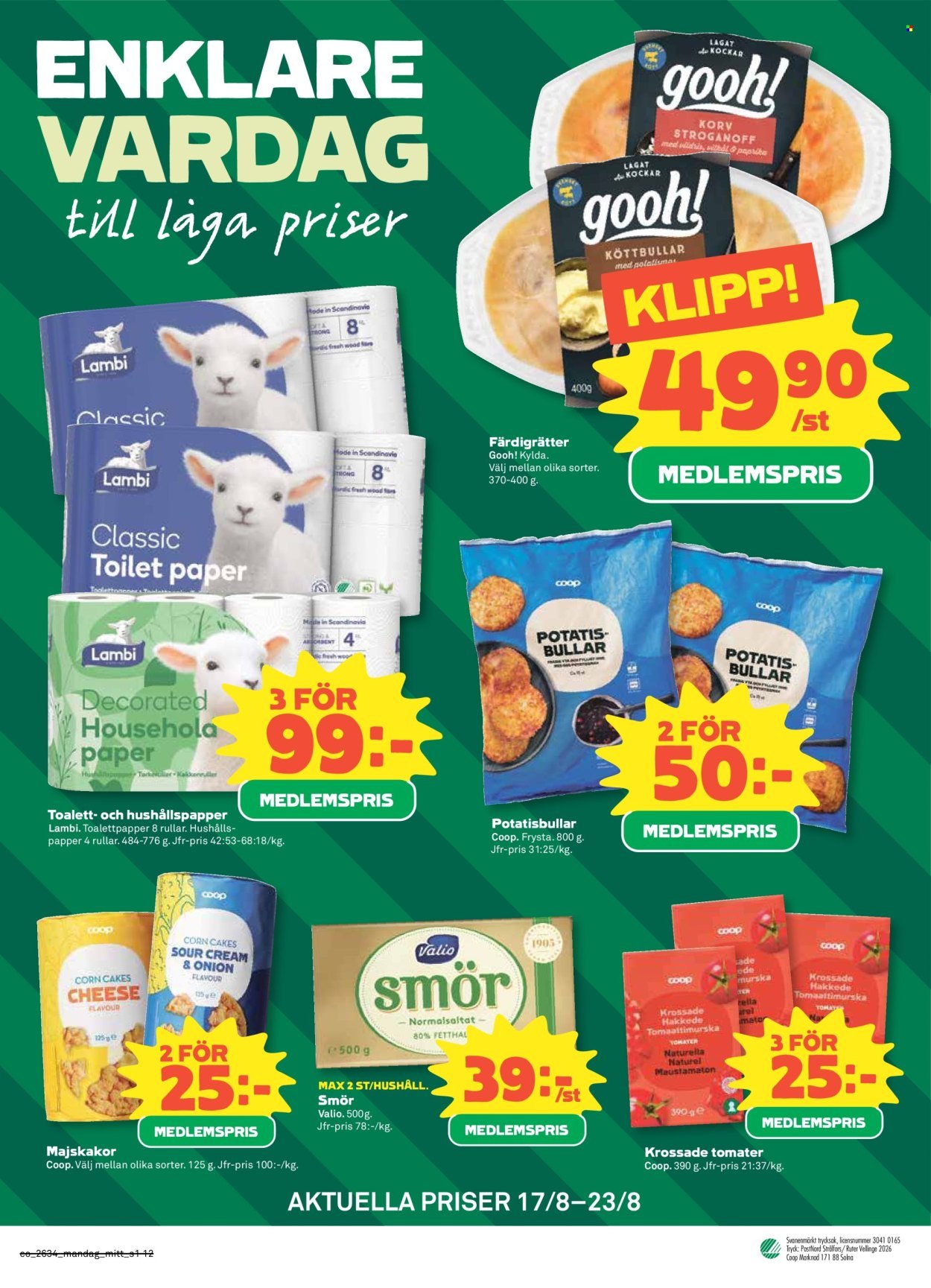 COOP reklamblad - T.o.m. måndag 17/08 2026