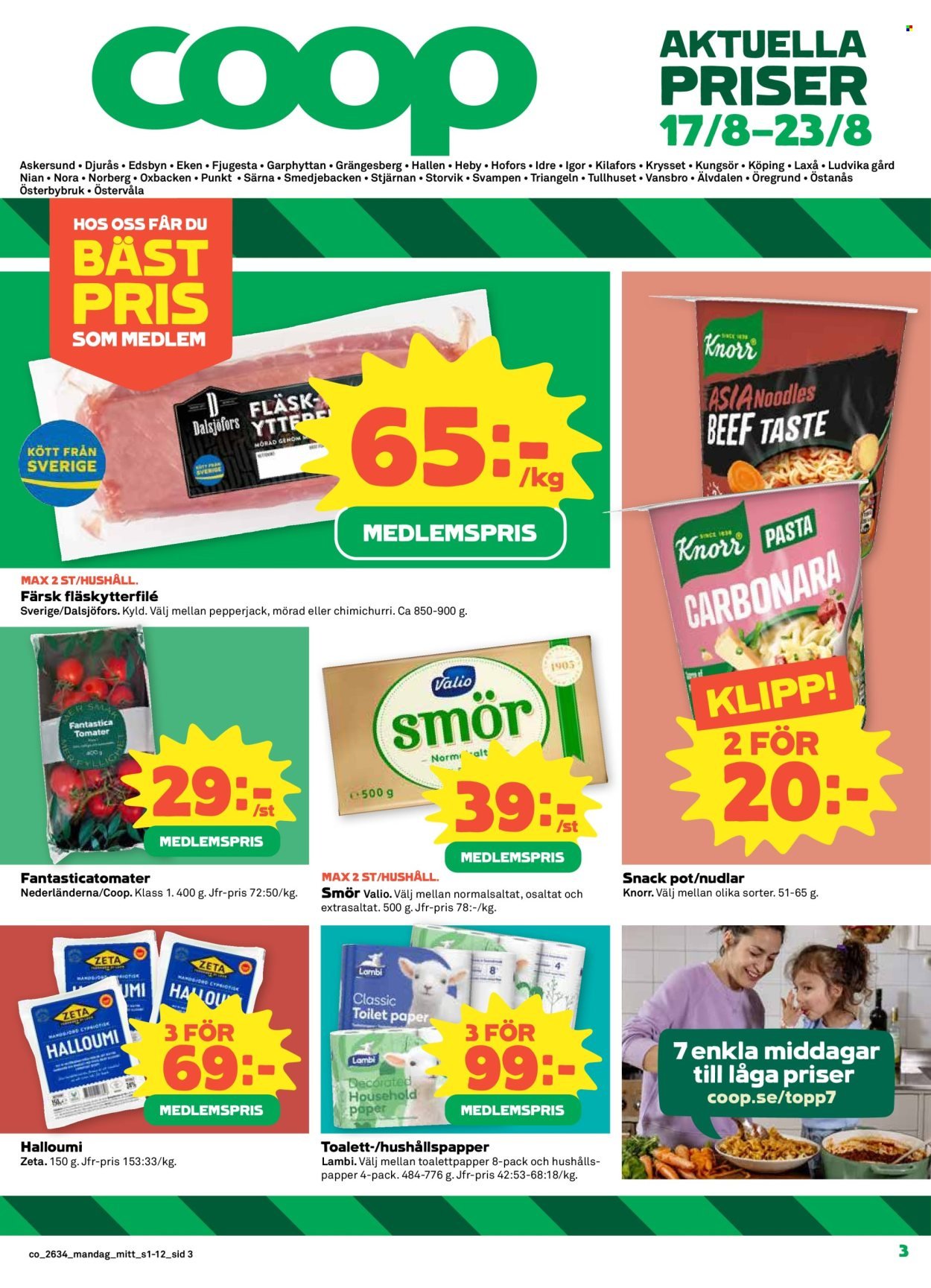 COOP reklamblad - T.o.m. måndag 17/08 2026