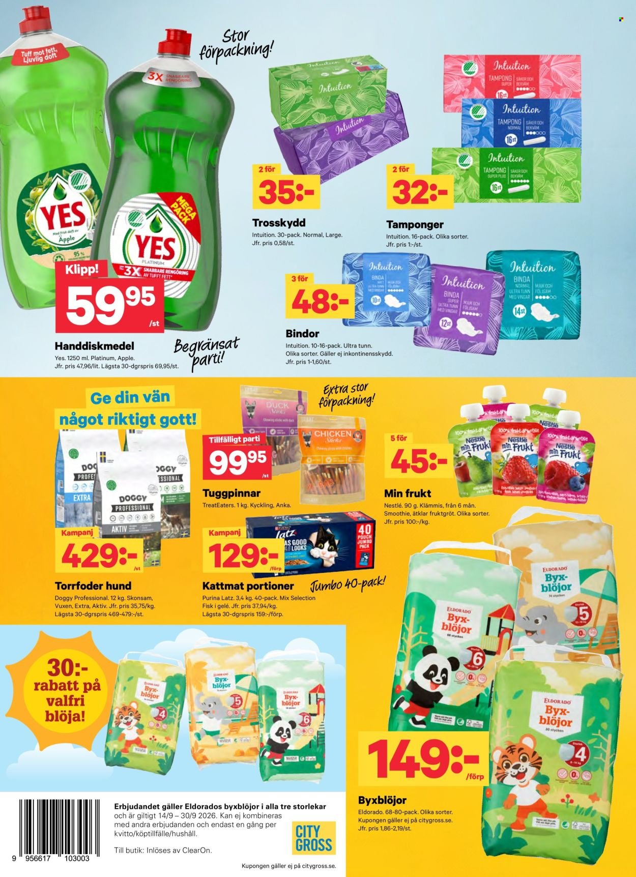 CITY GROSS reklamblad - T.o.m. måndag 14/09 2026