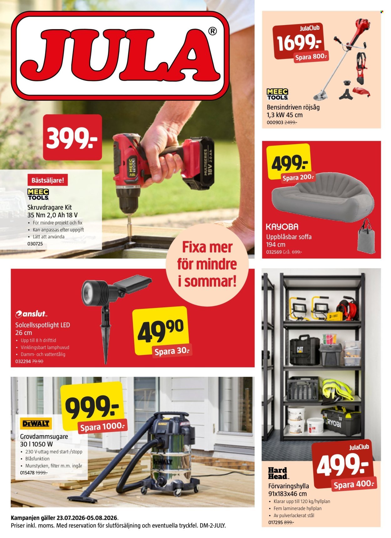 JULA reklamblad - T.o.m. torsdag 23/07 2026