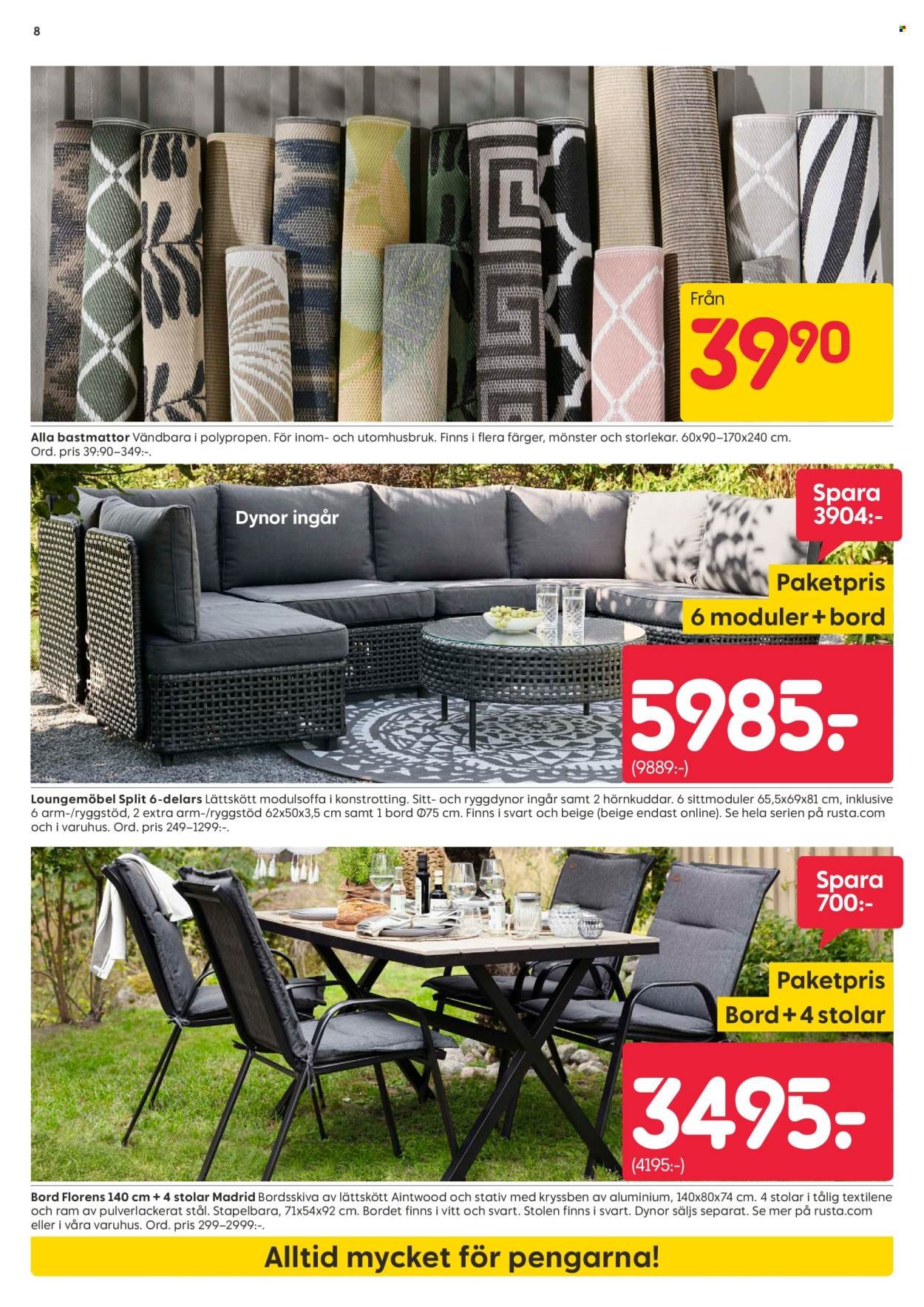 RUSTA reklamblad - T.o.m. måndag 08/06 2026