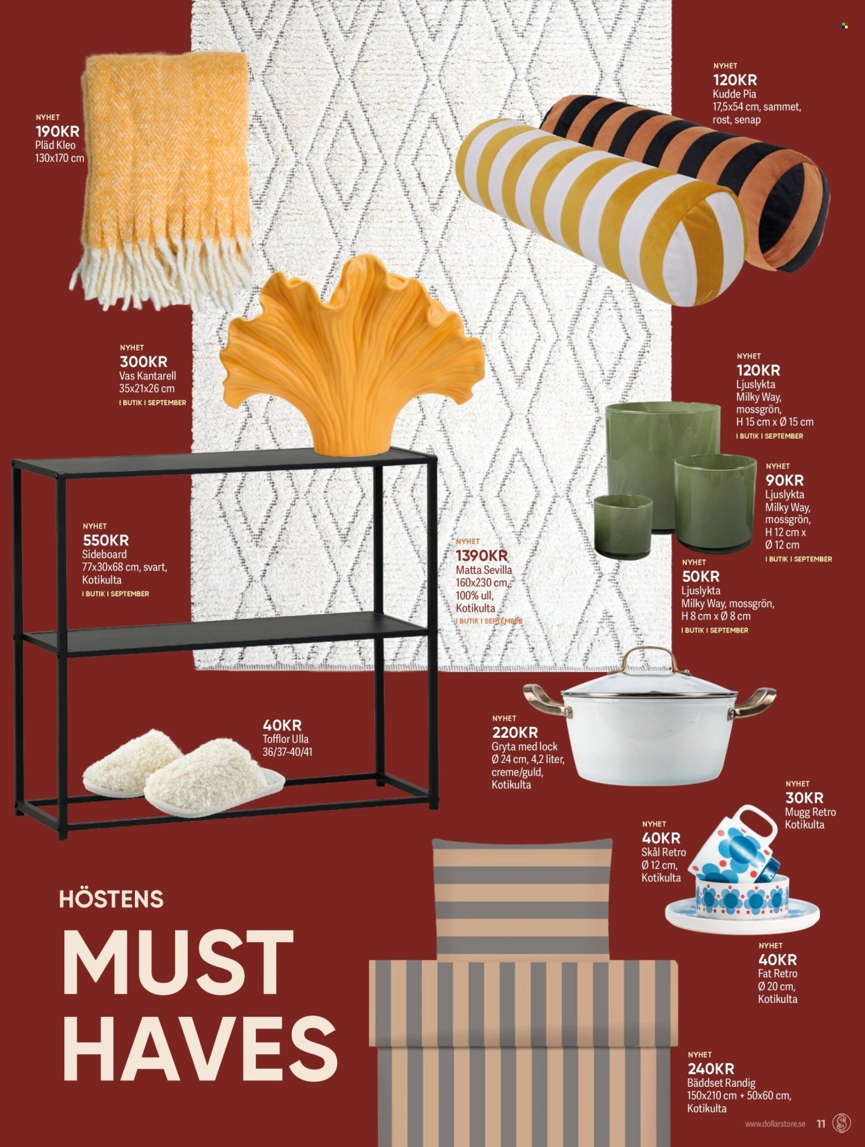 DOLLARSTORE reklamblad - September 2025