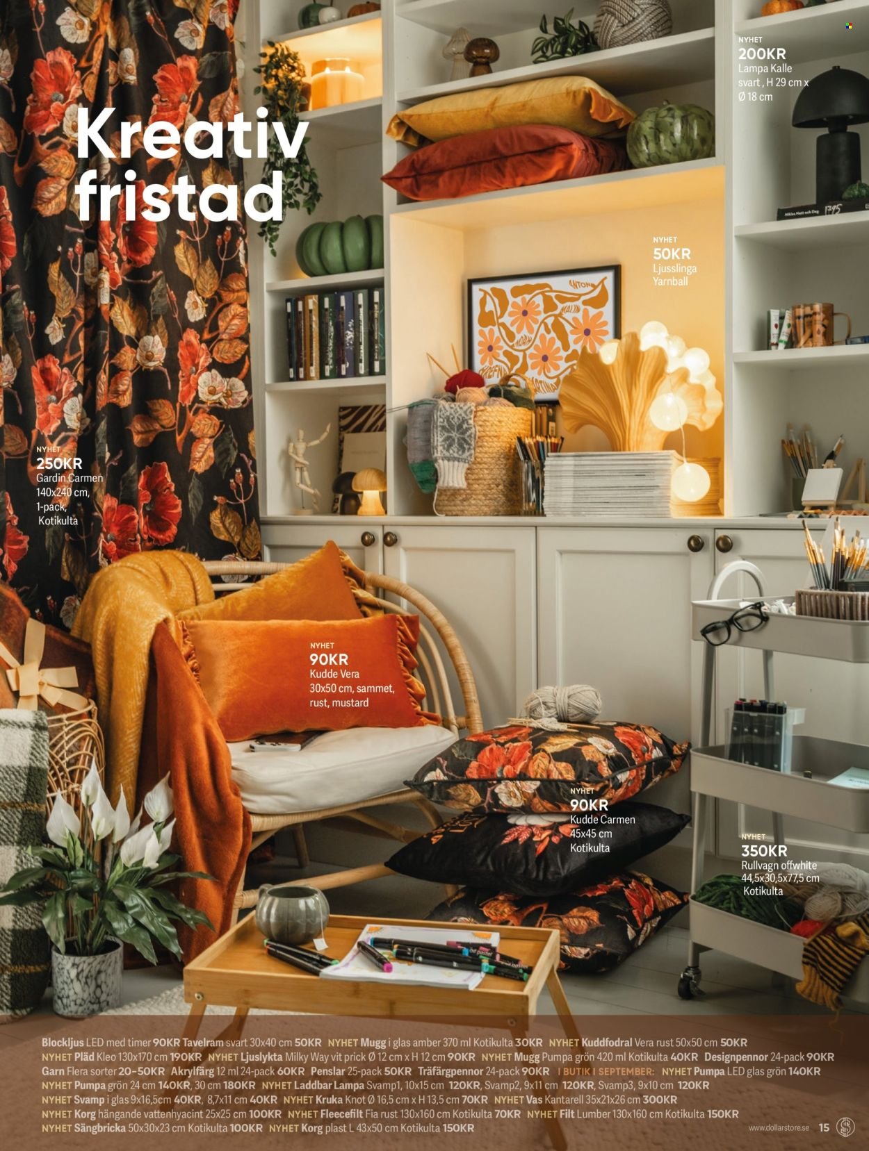 DOLLARSTORE reklamblad - September 2025