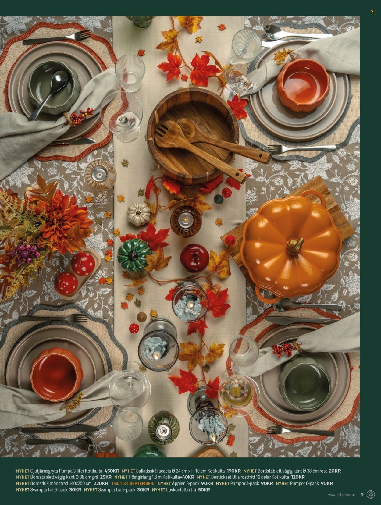 DOLLARSTORE reklamblad - September 2025