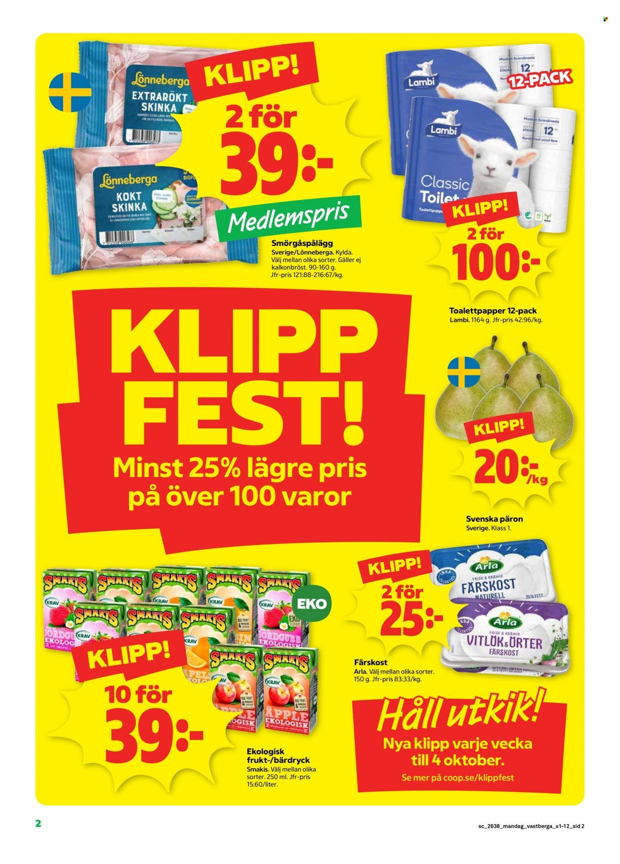 STORA COOP reklamblad - T.o.m. måndag 14/09 2026