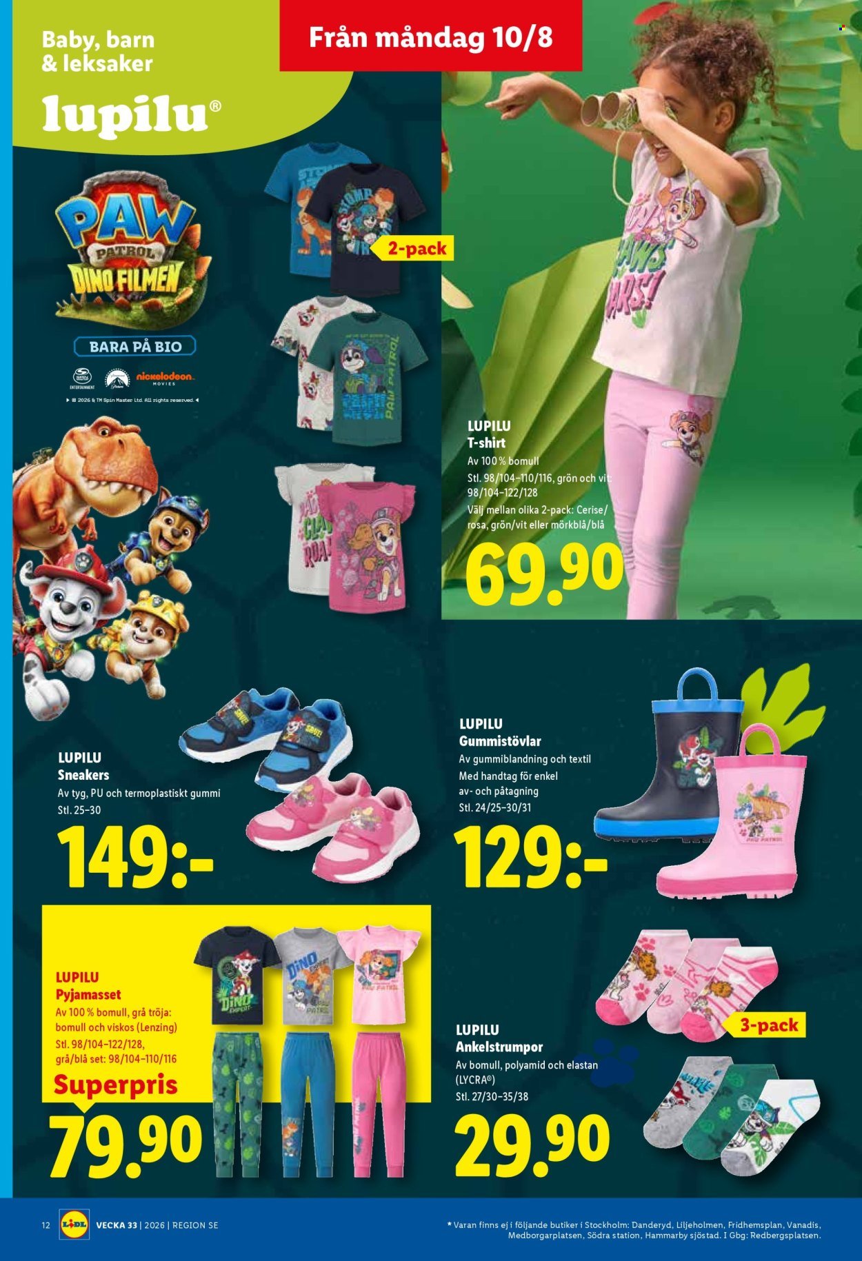 LIDL reklamblad - ERBJUDANDEN VECKA 33