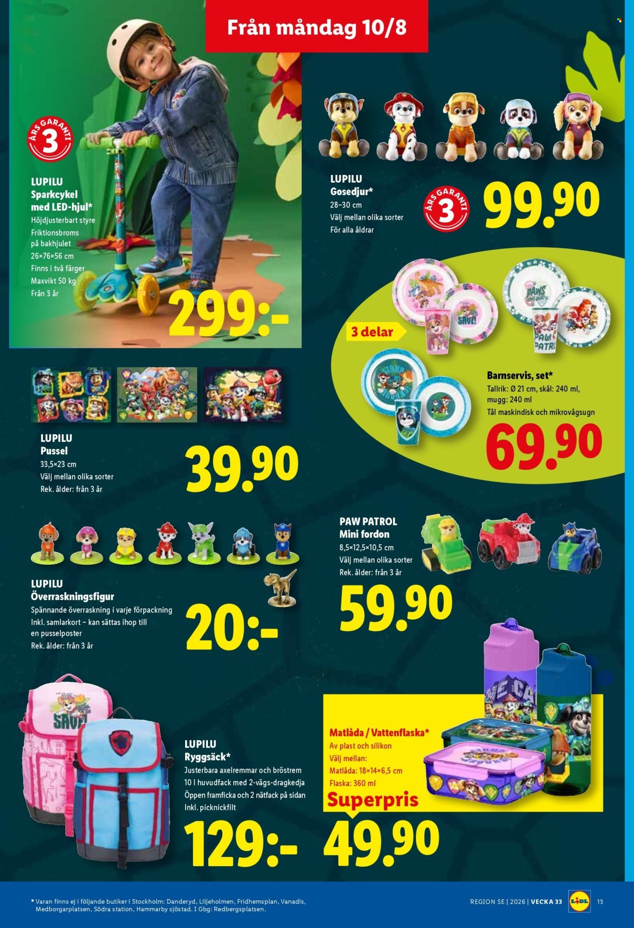LIDL reklamblad - ERBJUDANDEN VECKA 33