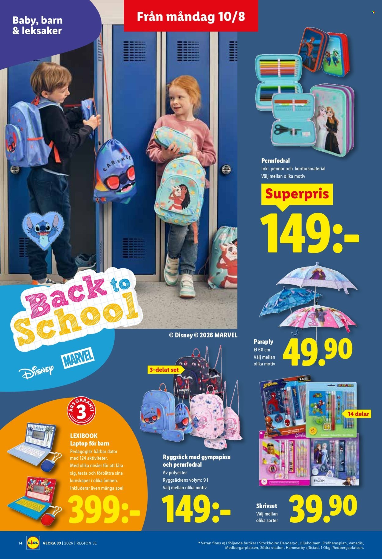 LIDL reklamblad - ERBJUDANDEN VECKA 33
