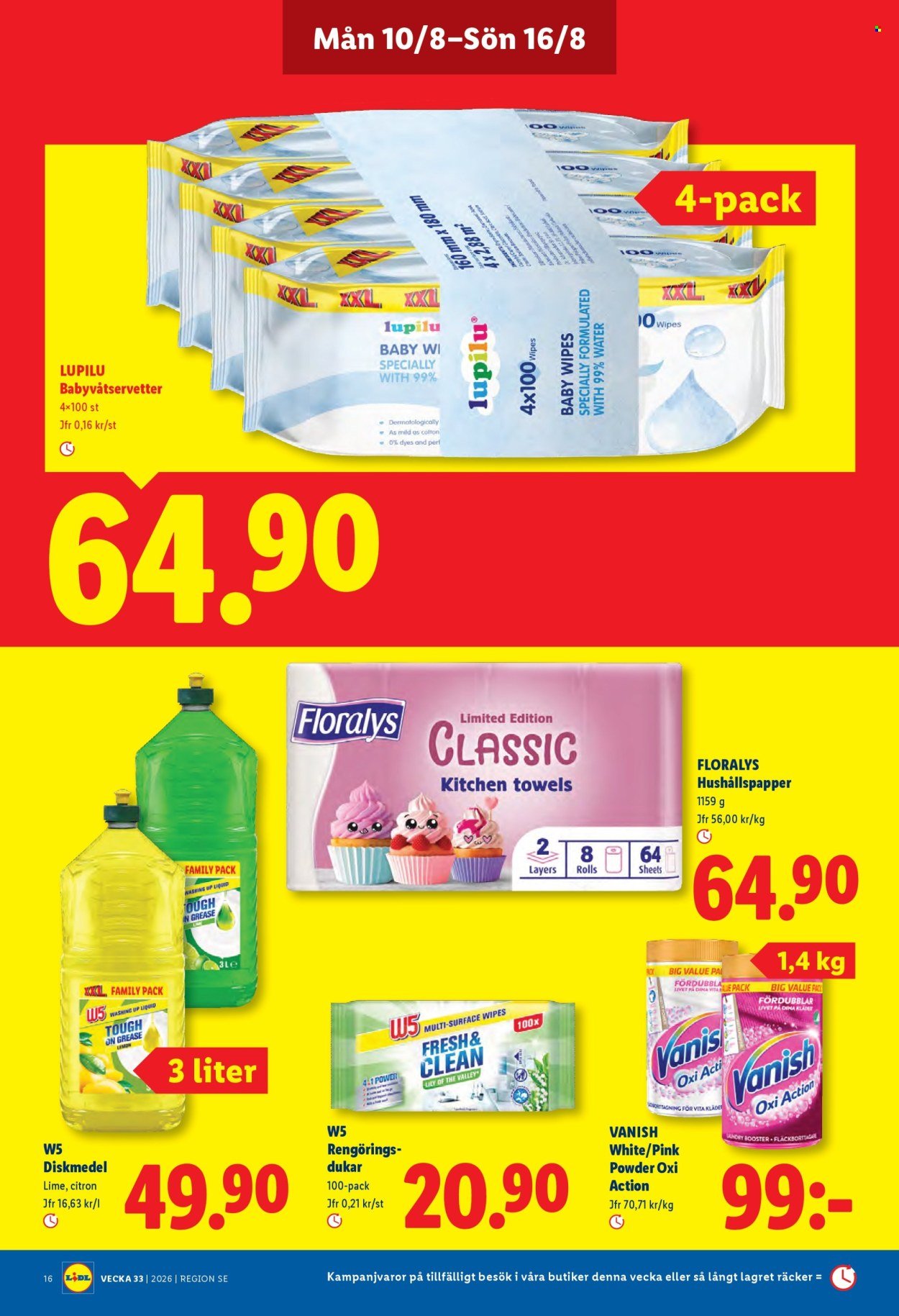 LIDL reklamblad - ERBJUDANDEN VECKA 33