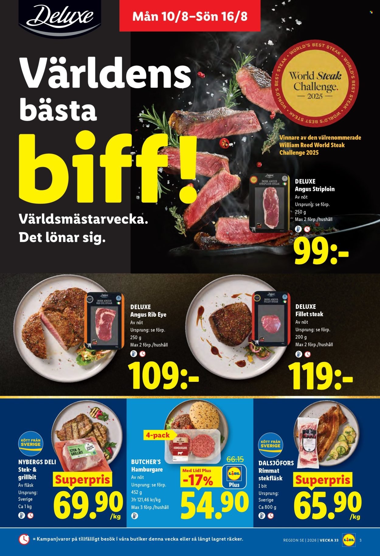 LIDL reklamblad - ERBJUDANDEN VECKA 33