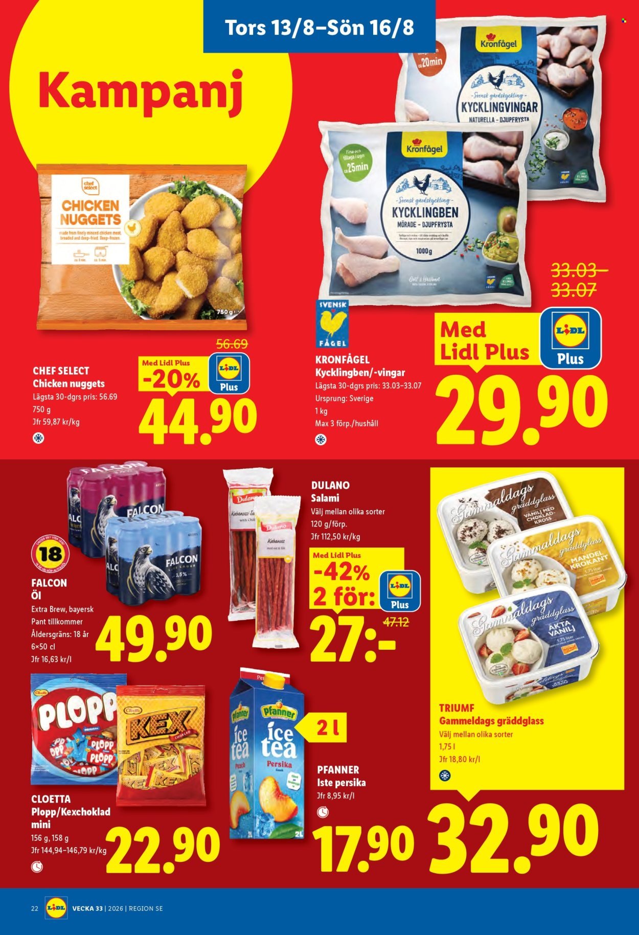 LIDL reklamblad - ERBJUDANDEN VECKA 33