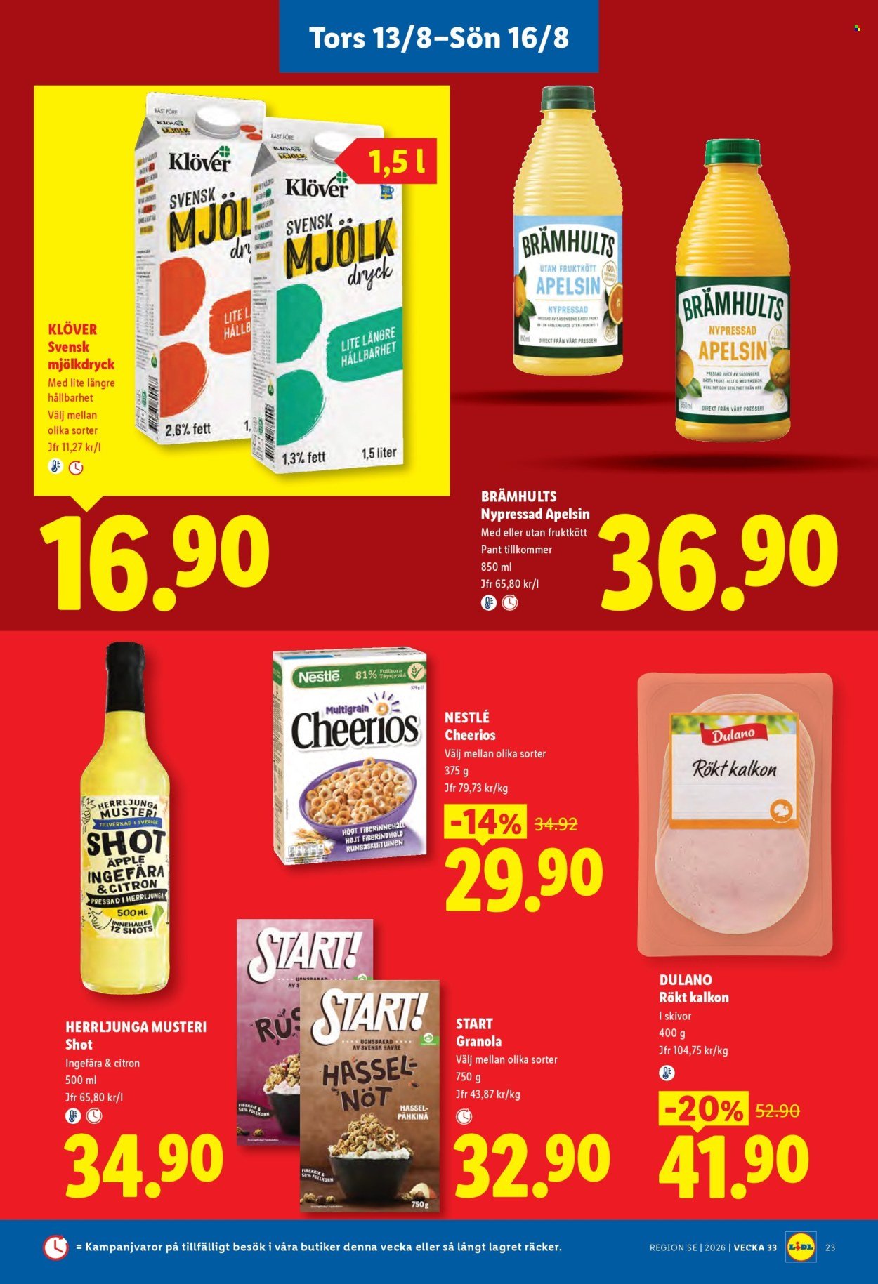 LIDL reklamblad - ERBJUDANDEN VECKA 33