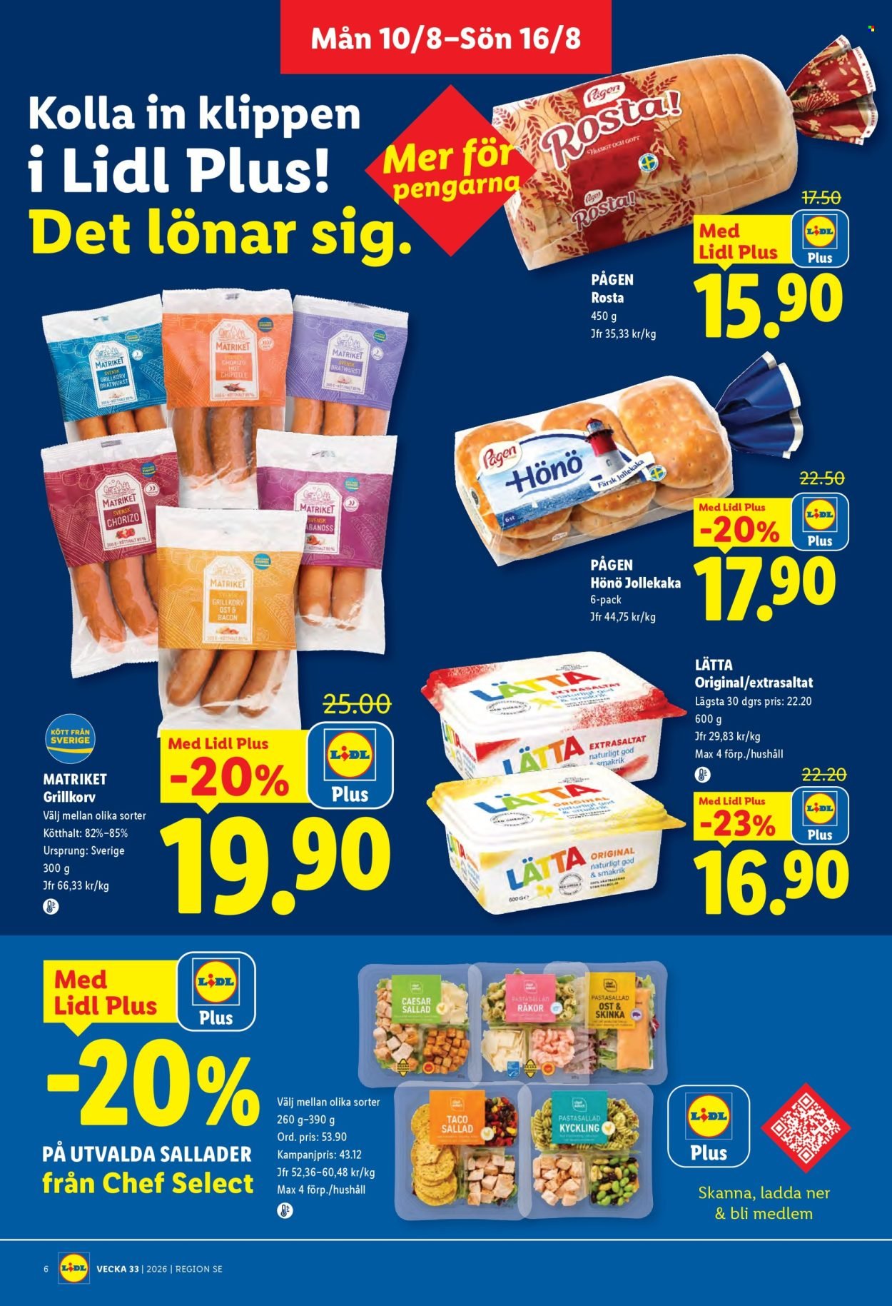 LIDL reklamblad - ERBJUDANDEN VECKA 33
