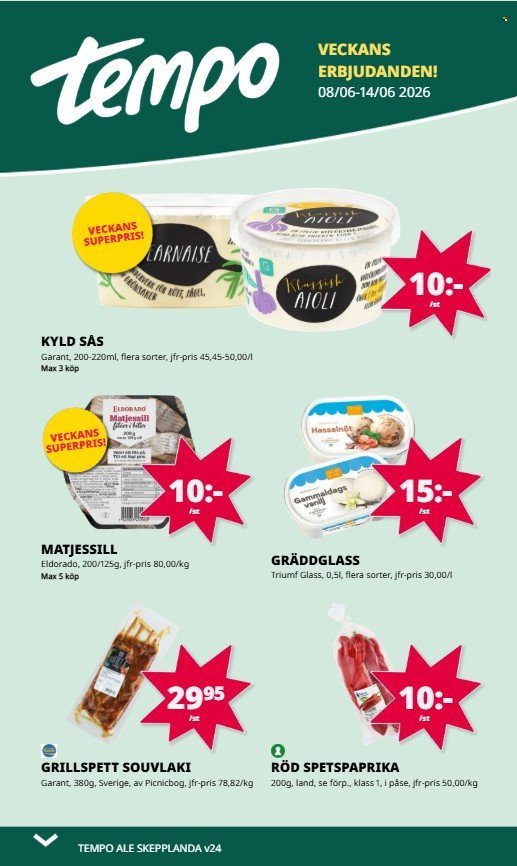 TEMPO reklamblad - T.o.m. måndag 08/06 2026