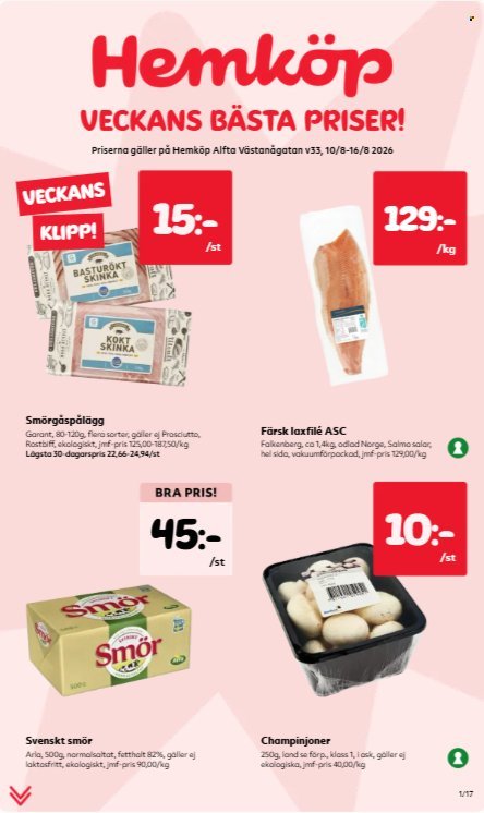 HEMKÖP reklamblad - T.o.m. måndag 10/08 2026