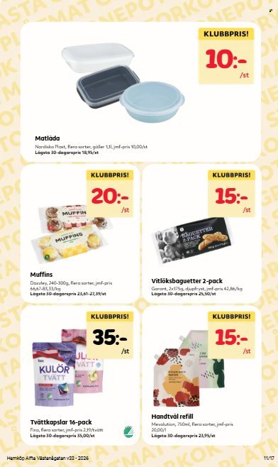 HEMKÖP reklamblad - T.o.m. måndag 10/08 2026