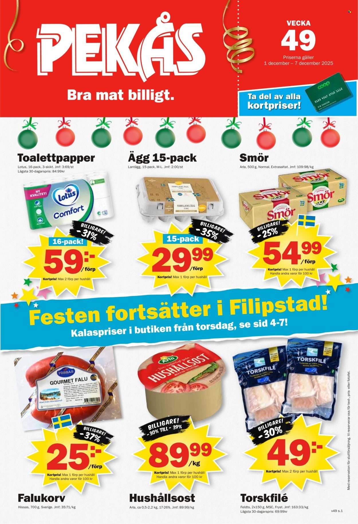 PEKÅS reklamblad - T.o.m. måndag 01/12 2025