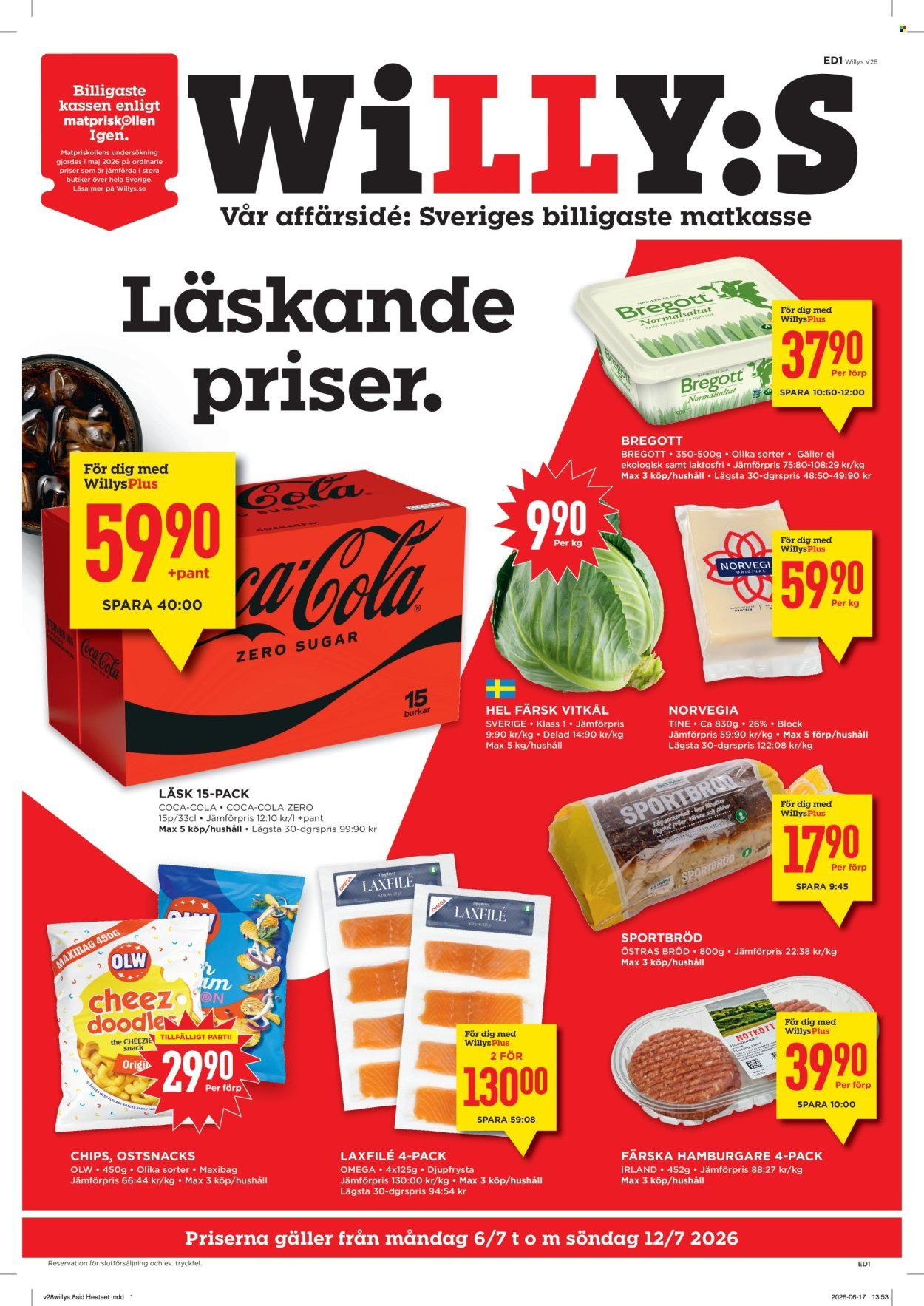 WILLYS reklamblad - T.o.m. måndag 06/07 2026