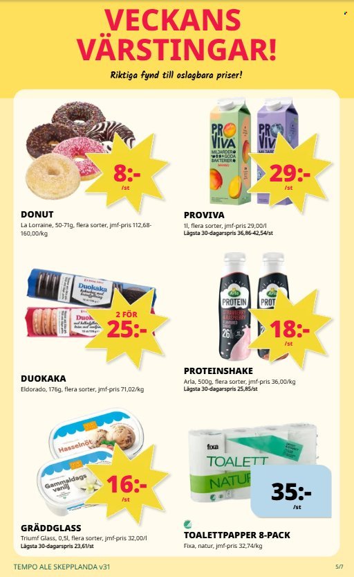 TEMPO reklamblad - T.o.m. måndag 27/07 2026