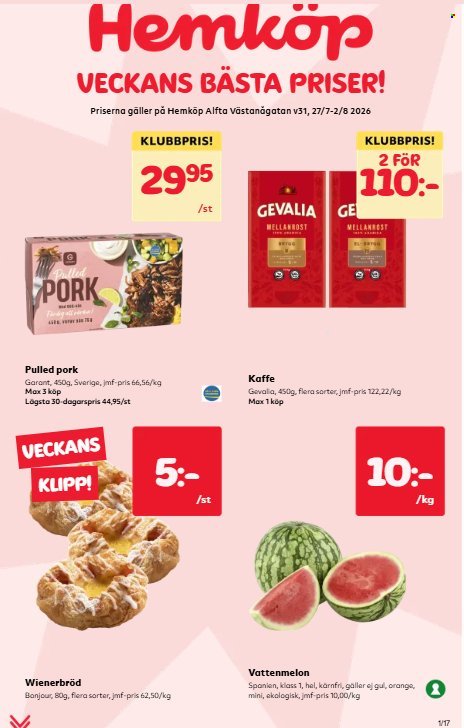 HEMKÖP reklamblad - T.o.m. måndag 27/07 2026