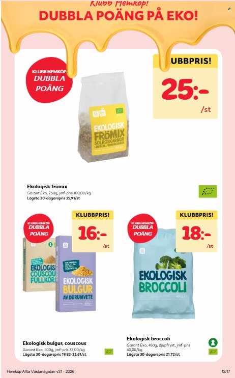 HEMKÖP reklamblad - T.o.m. måndag 27/07 2026