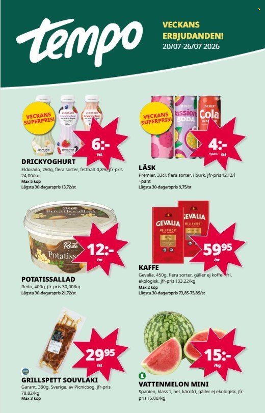 TEMPO reklamblad - T.o.m. måndag 20/07 2026
