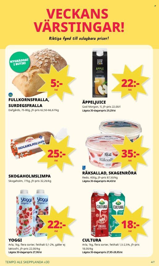 TEMPO reklamblad - T.o.m. måndag 20/07 2026