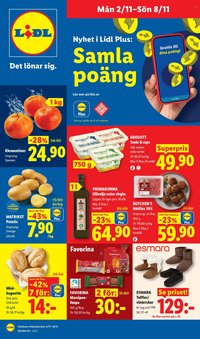 LIDL reklamblad - ERBJUDANDEN VECKA 45