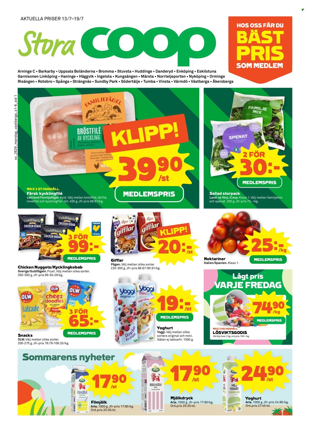 COOP reklamblad - T.o.m. måndag 13/07 2026
