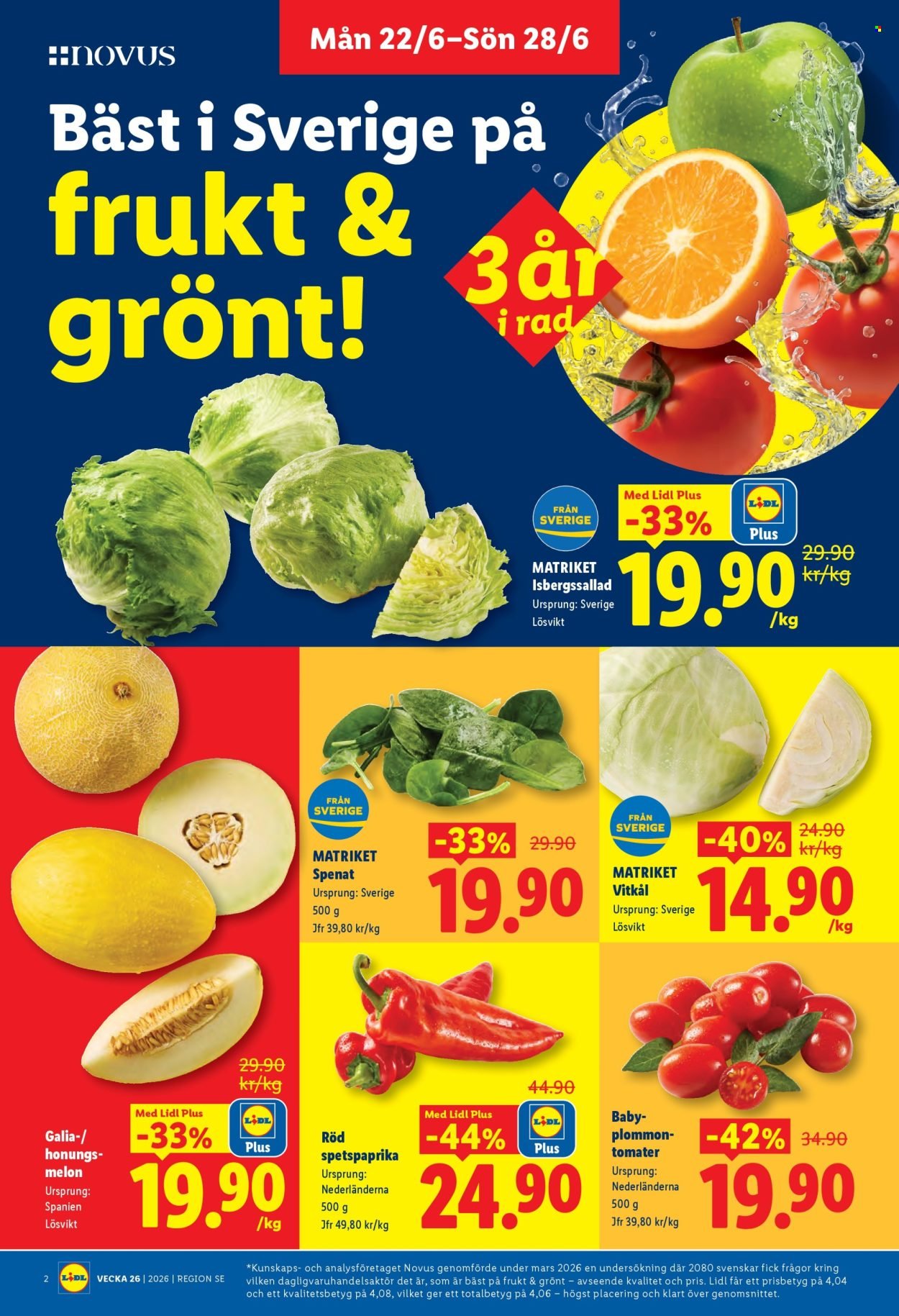 LIDL reklamblad - ERBJUDANDEN VECKA 26