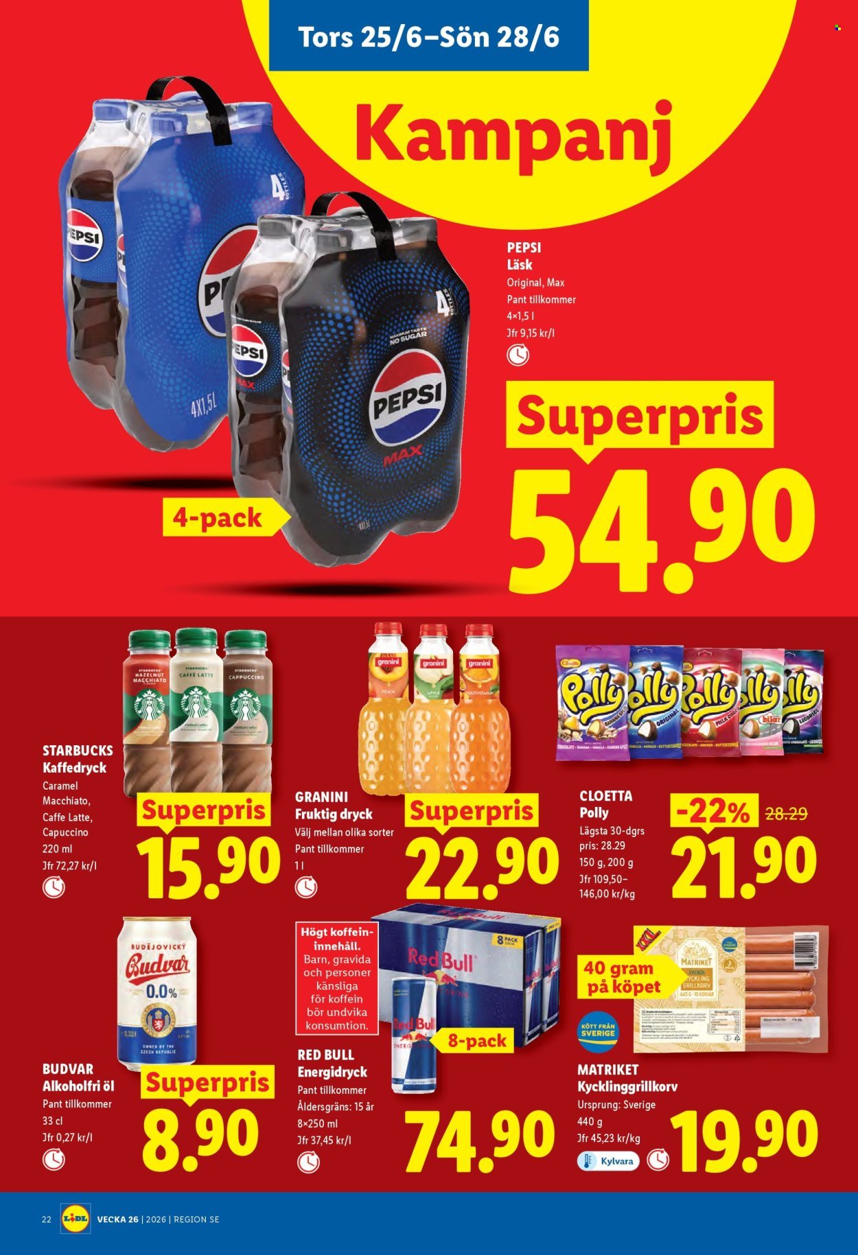 LIDL reklamblad - ERBJUDANDEN VECKA 26