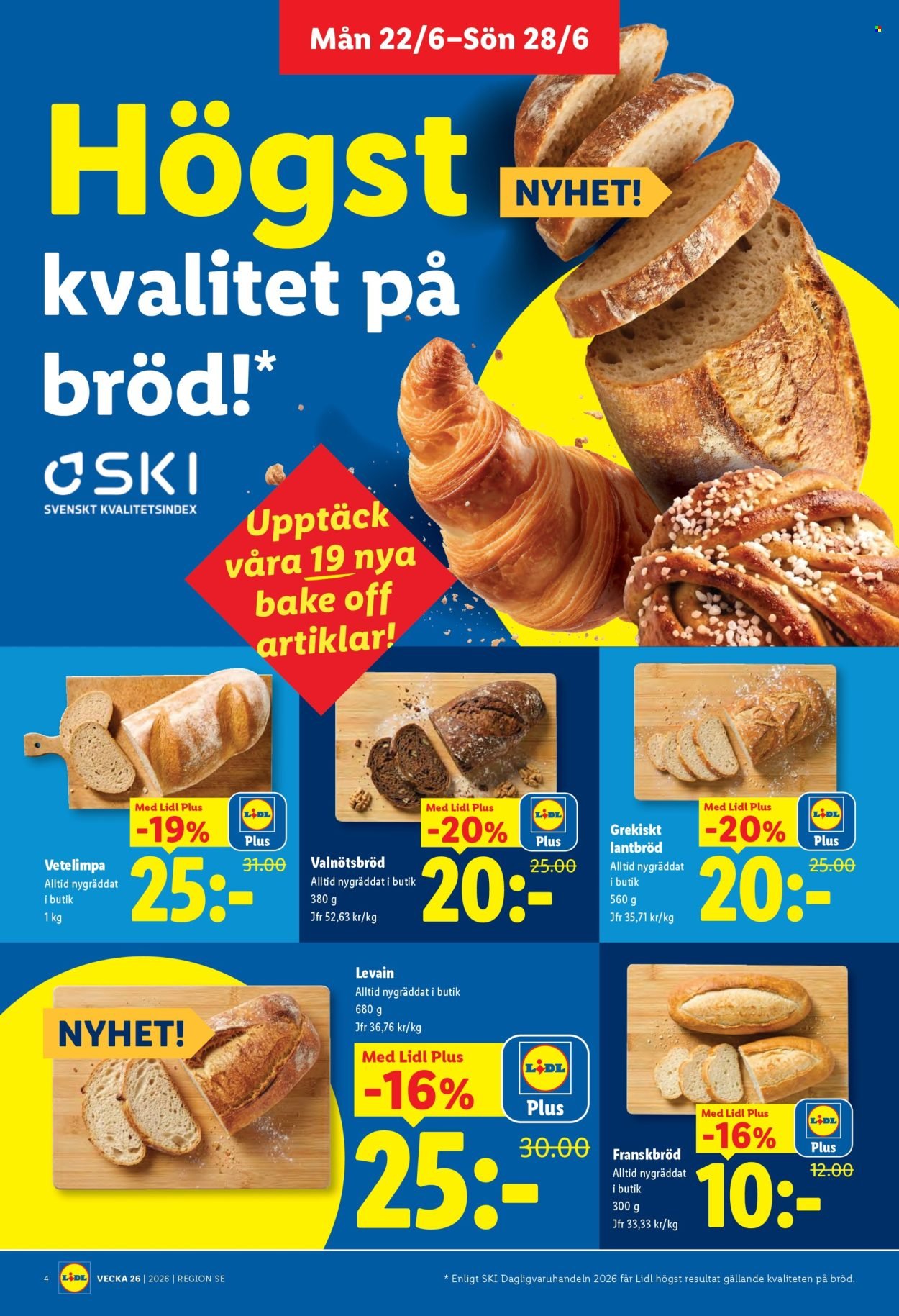 LIDL reklamblad - ERBJUDANDEN VECKA 26