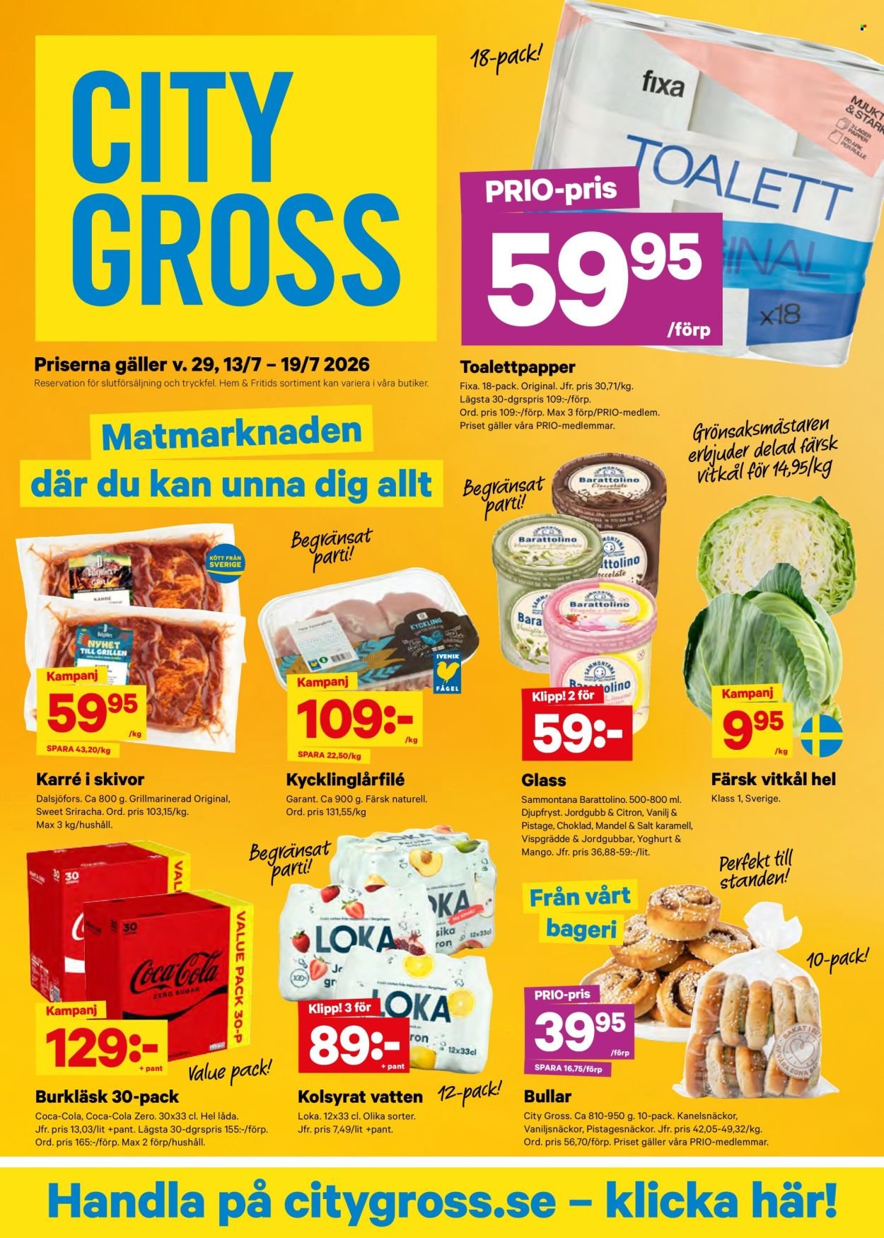 CITY GROSS reklamblad - T.o.m. måndag 13/07 2026