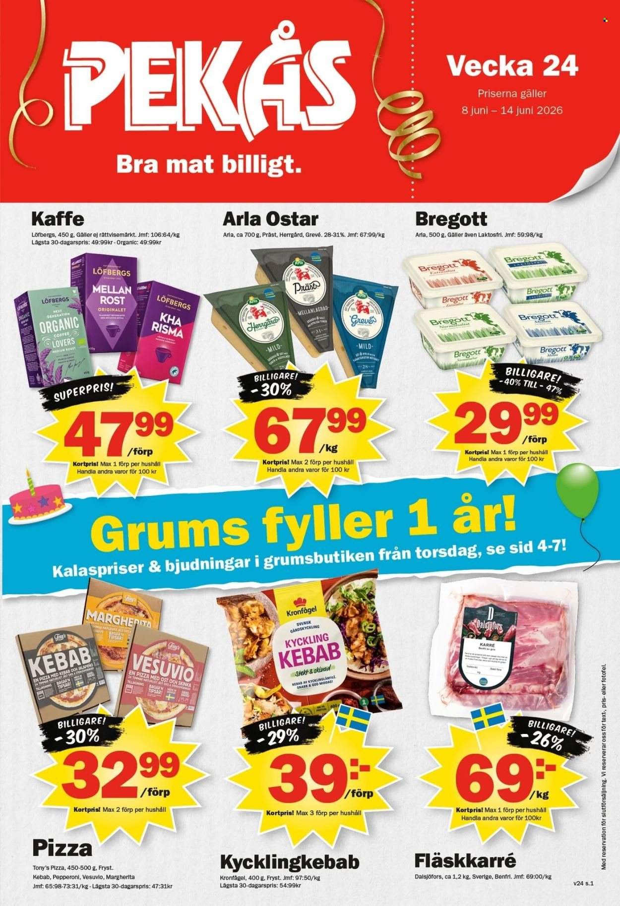 PEKÅS reklamblad - T.o.m. måndag 08/06 2026