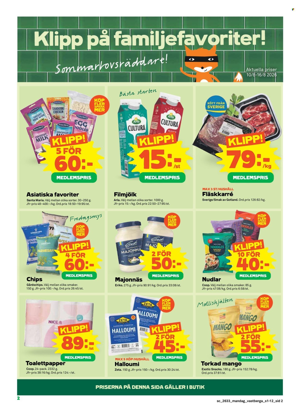 STORA COOP reklamblad - T.o.m. måndag 10/08 2026
