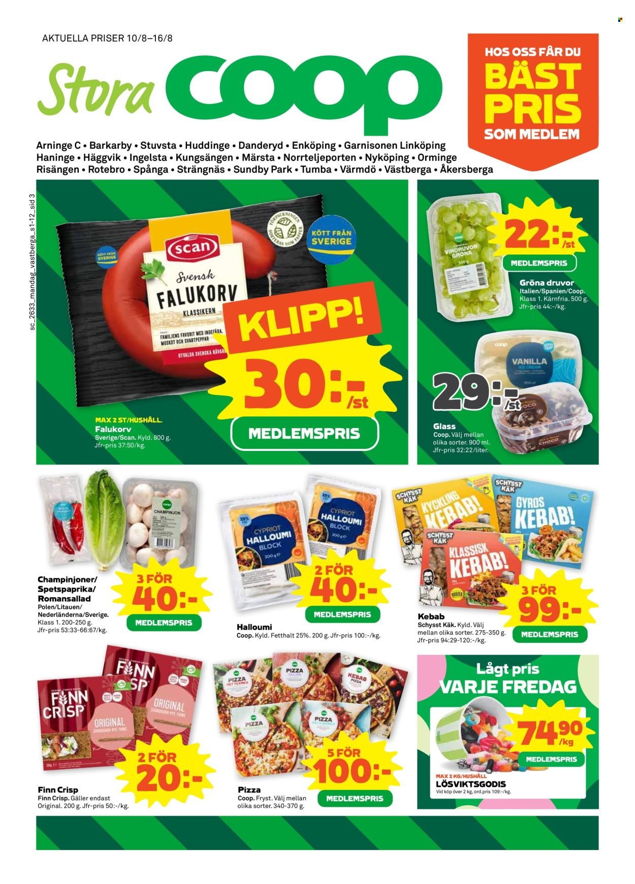 STORA COOP reklamblad - T.o.m. måndag 10/08 2026