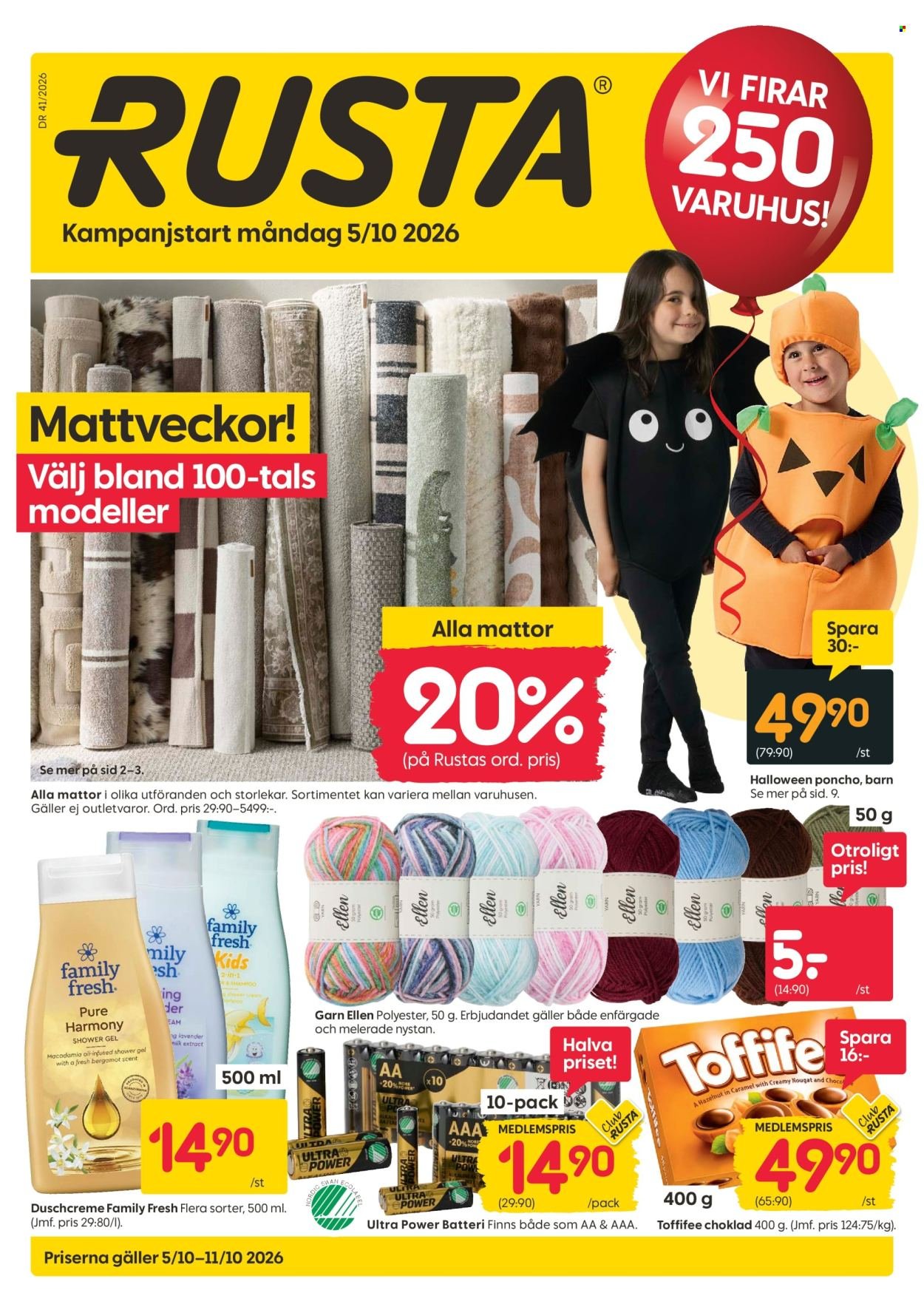RUSTA reklamblad - T.o.m. måndag 05/10 2026