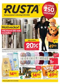 RUSTA reklamblad - T.o.m. måndag 05/10 2026