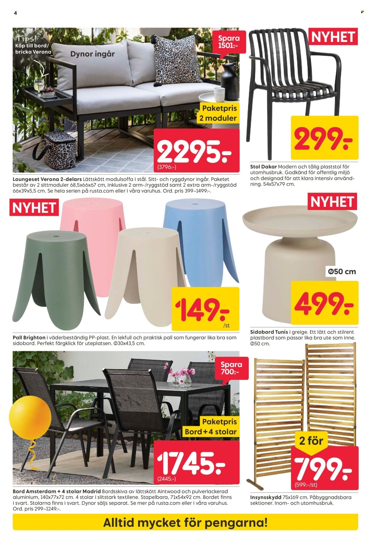 RUSTA reklamblad - T.o.m. måndag 20/04 2026